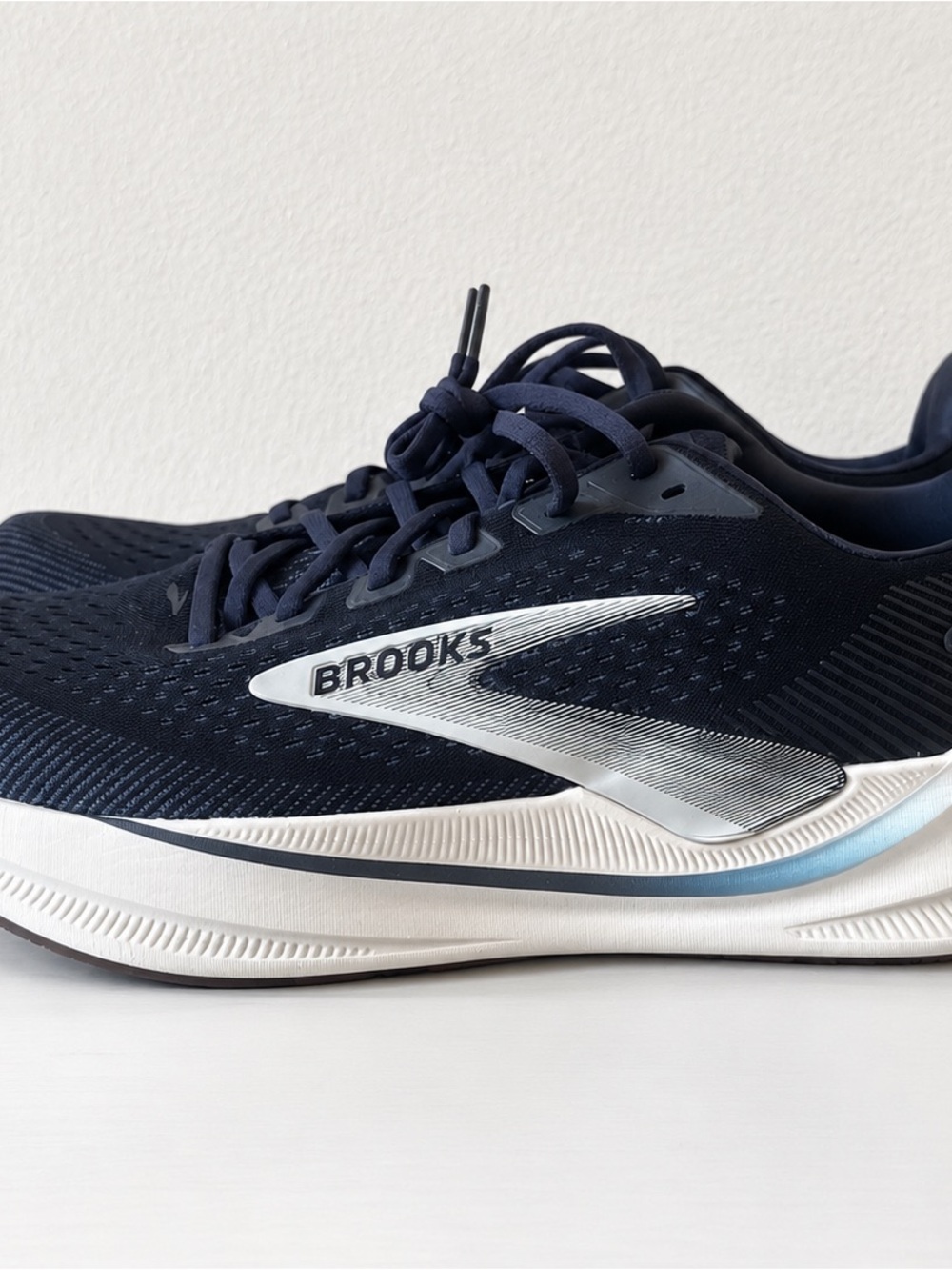 Brooks Ghost Max 4 Men’s 13 Wide 2E Navy Running Shoes New w/ Box - Picture 4 of 6